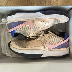 Nike Pink and Blue Sneakers